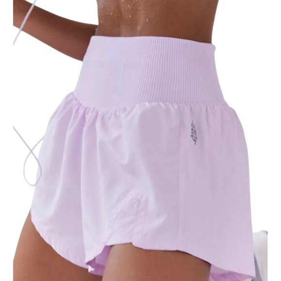 Free People Movement Carpe Diem Shorts Powder Pink Medium - Picture 1 of 6